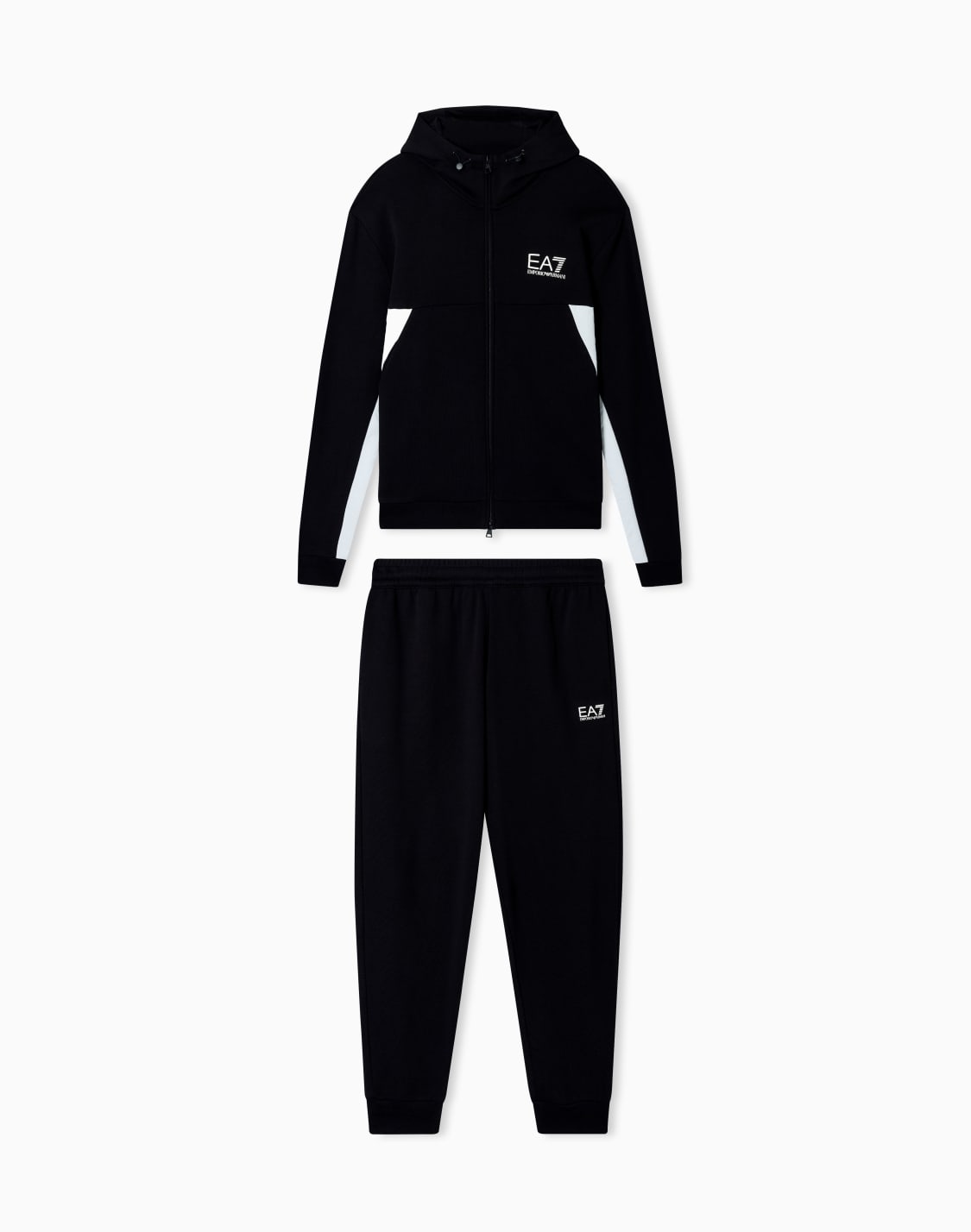 chndal-con-capucha-en-puro-algodn-summer-block-negro--ea7