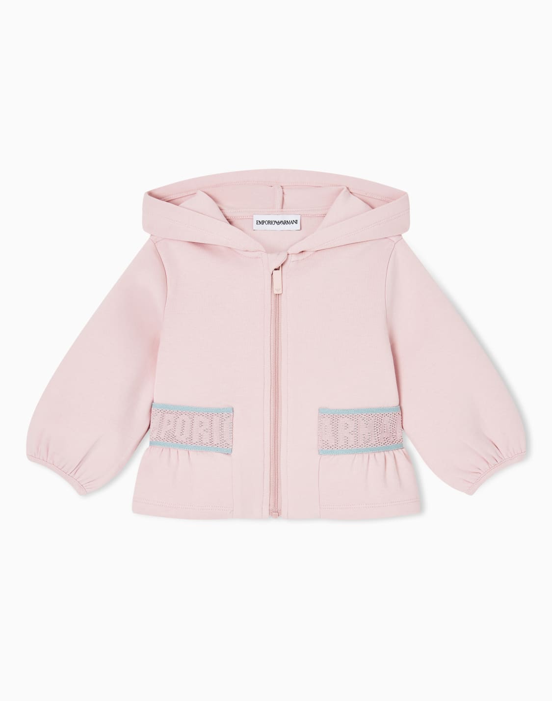 zip-up-sweatshirts-pink--emporio-armani