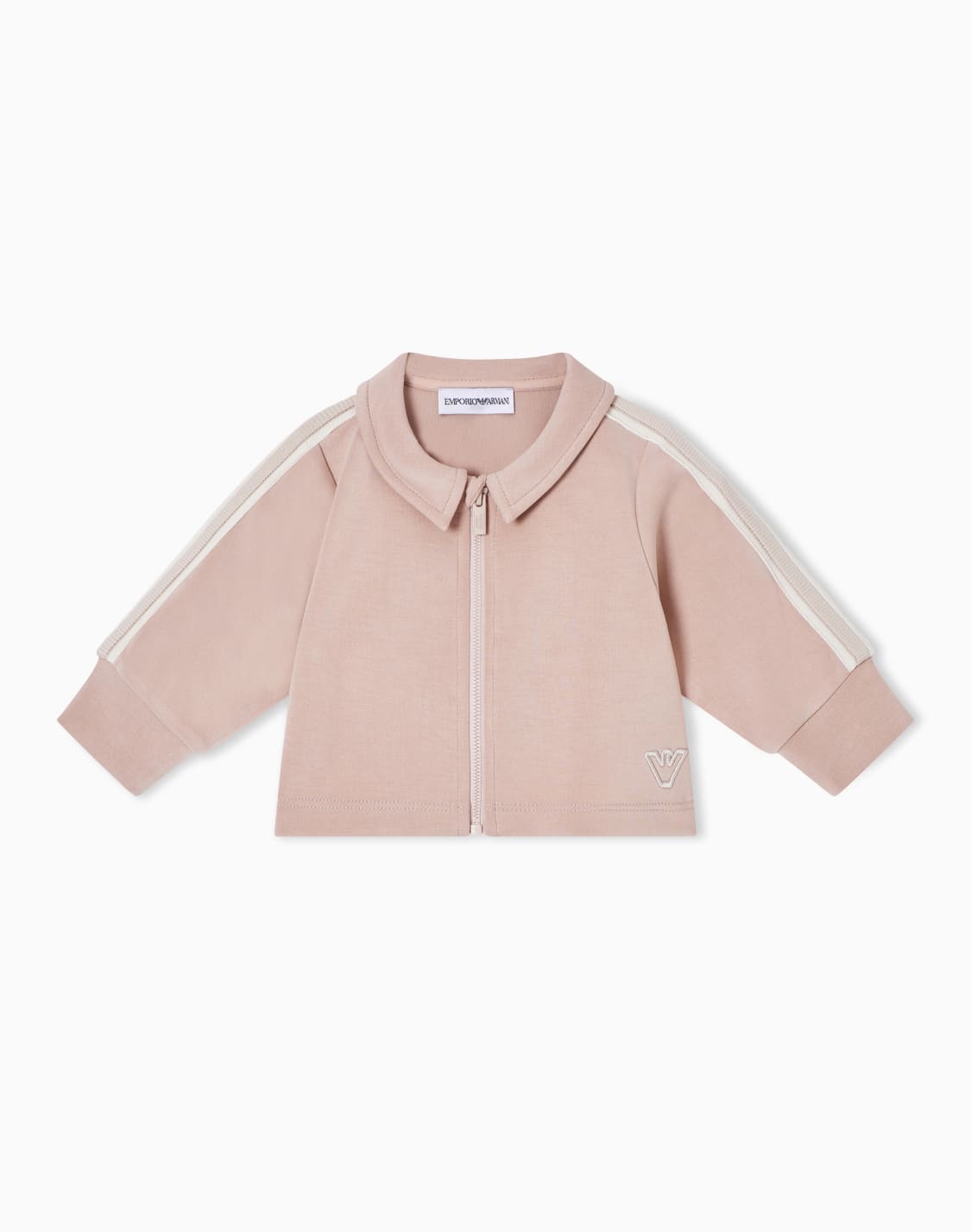 zip-up-sweatshirts-pink--emporio-armani