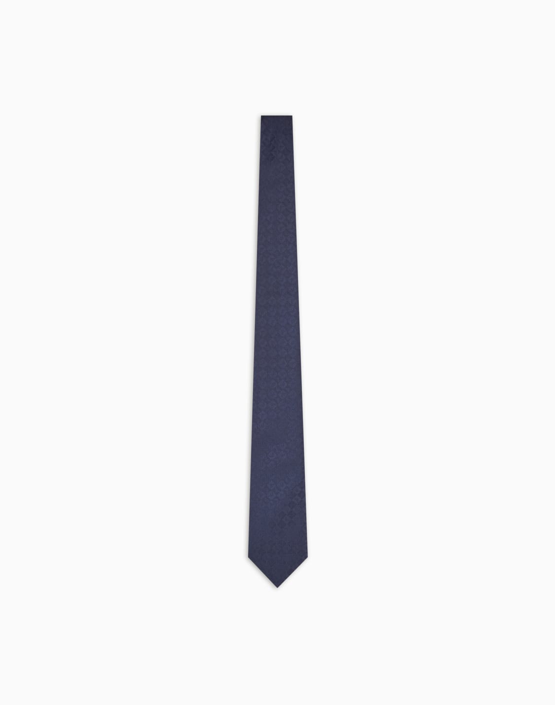 corbata-de-seda-pura-y-tejido-jacquard-con-motivo-de-guila-y-cuadros-azul-marino--emporio-armani