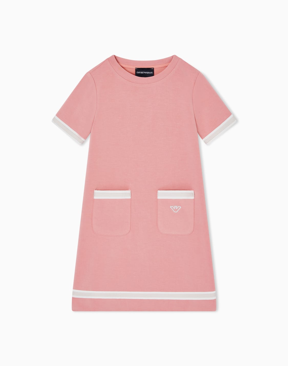 flared-cupro-dress-pink--emporio-armani