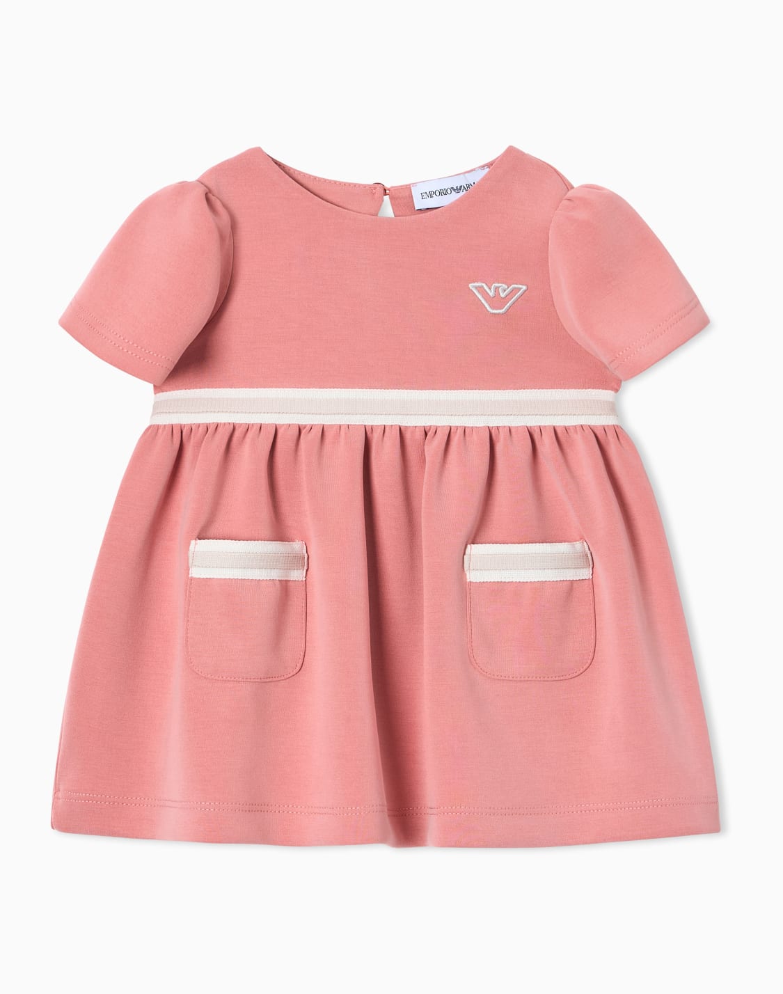 flared-cupro-dress-ピンク--emporio-armani