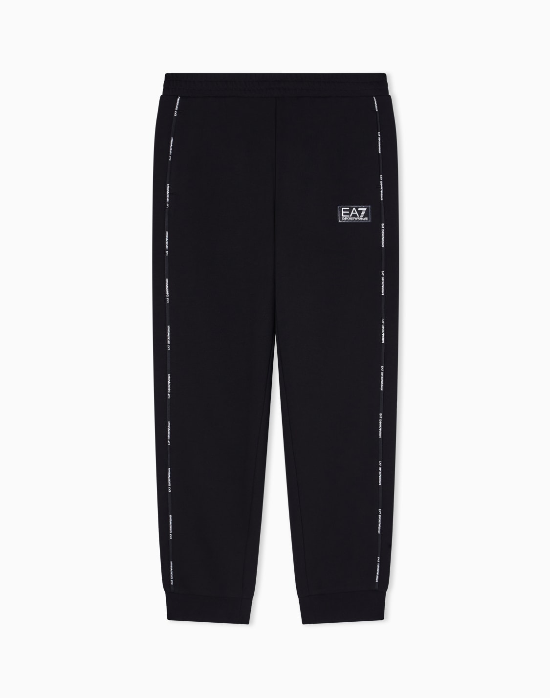 logo-series-ボイズ-ジョガパンツ-コットン混紡-ブラック--ea7