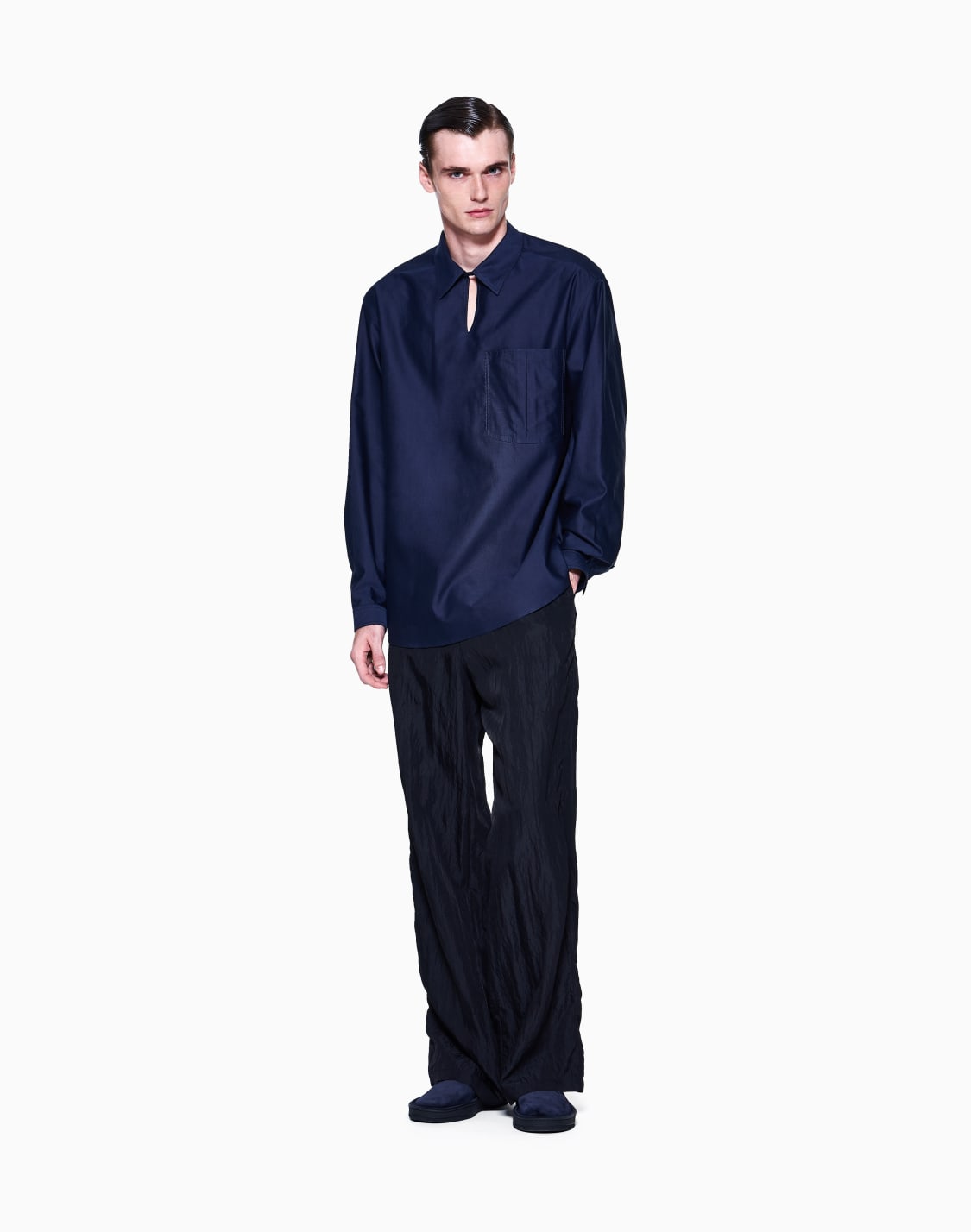 asv-cotton-and-silk-twill-shirt-navy-blue--giorgio-armani