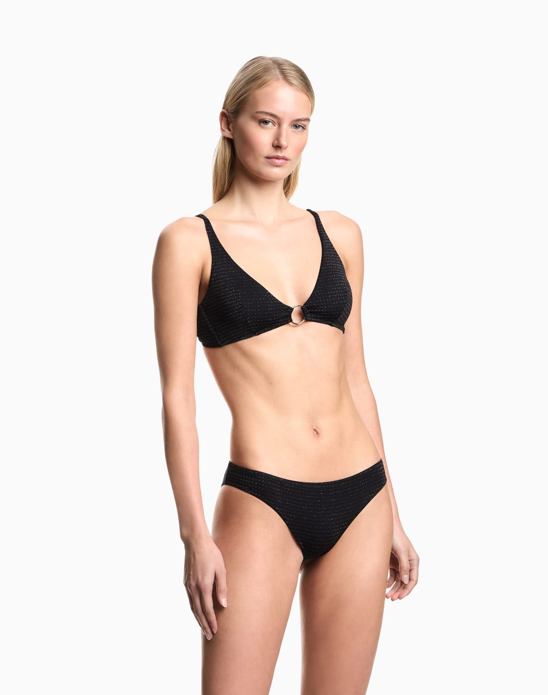 triangel-bikini-aus-wattiertem-lycra-und-lurex-schwarz--emporio-armani