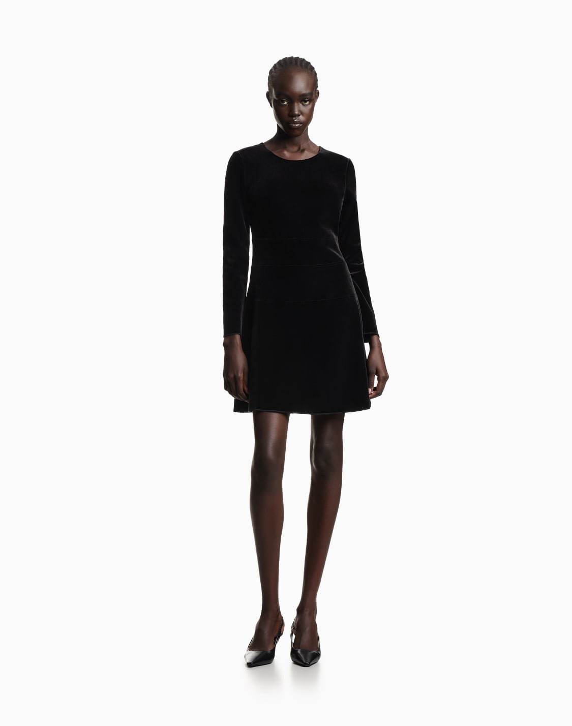 vestido-en-punto-de-chenilla-negro--emporio-armani