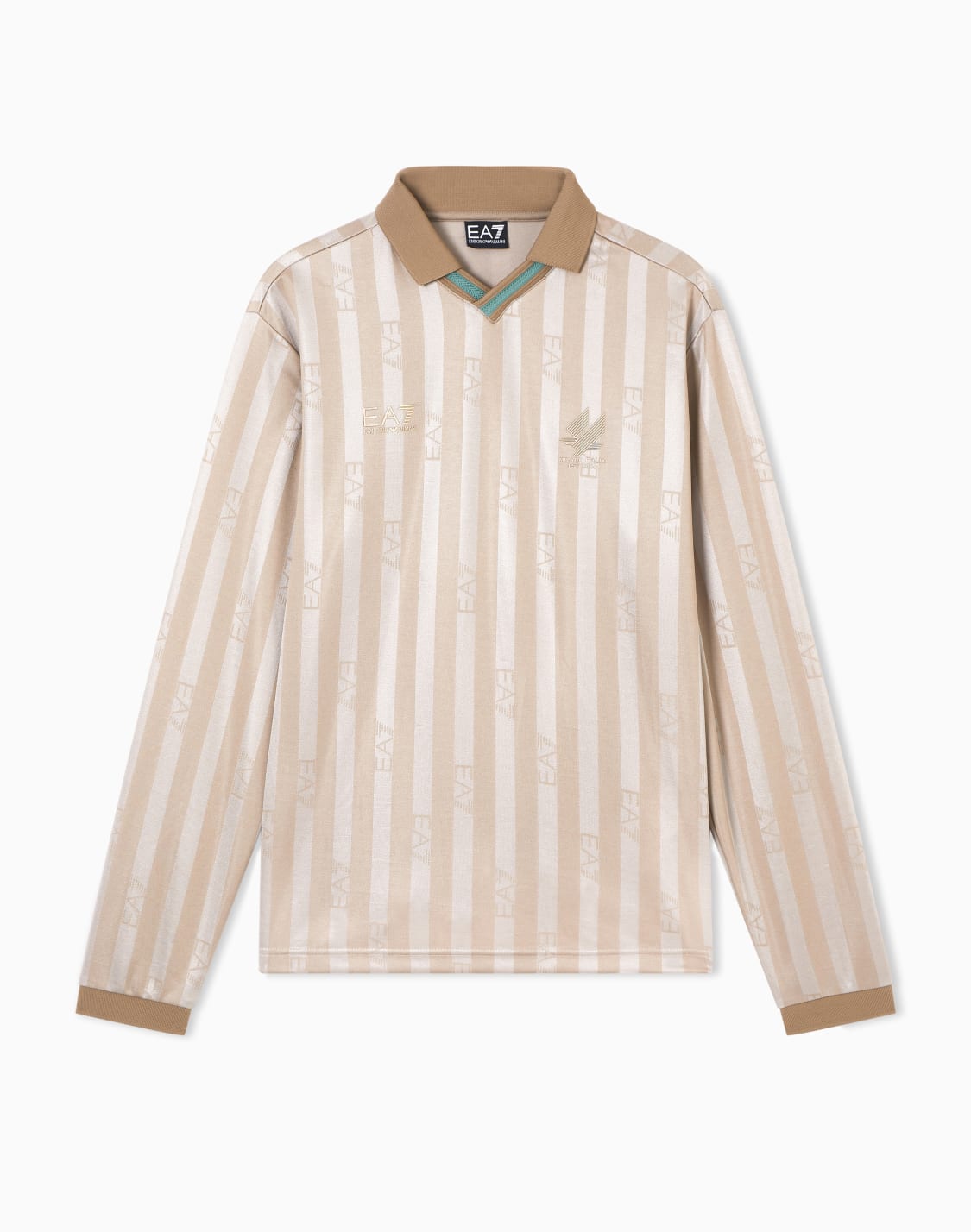 ポロシャツ-ベジュ--ea7