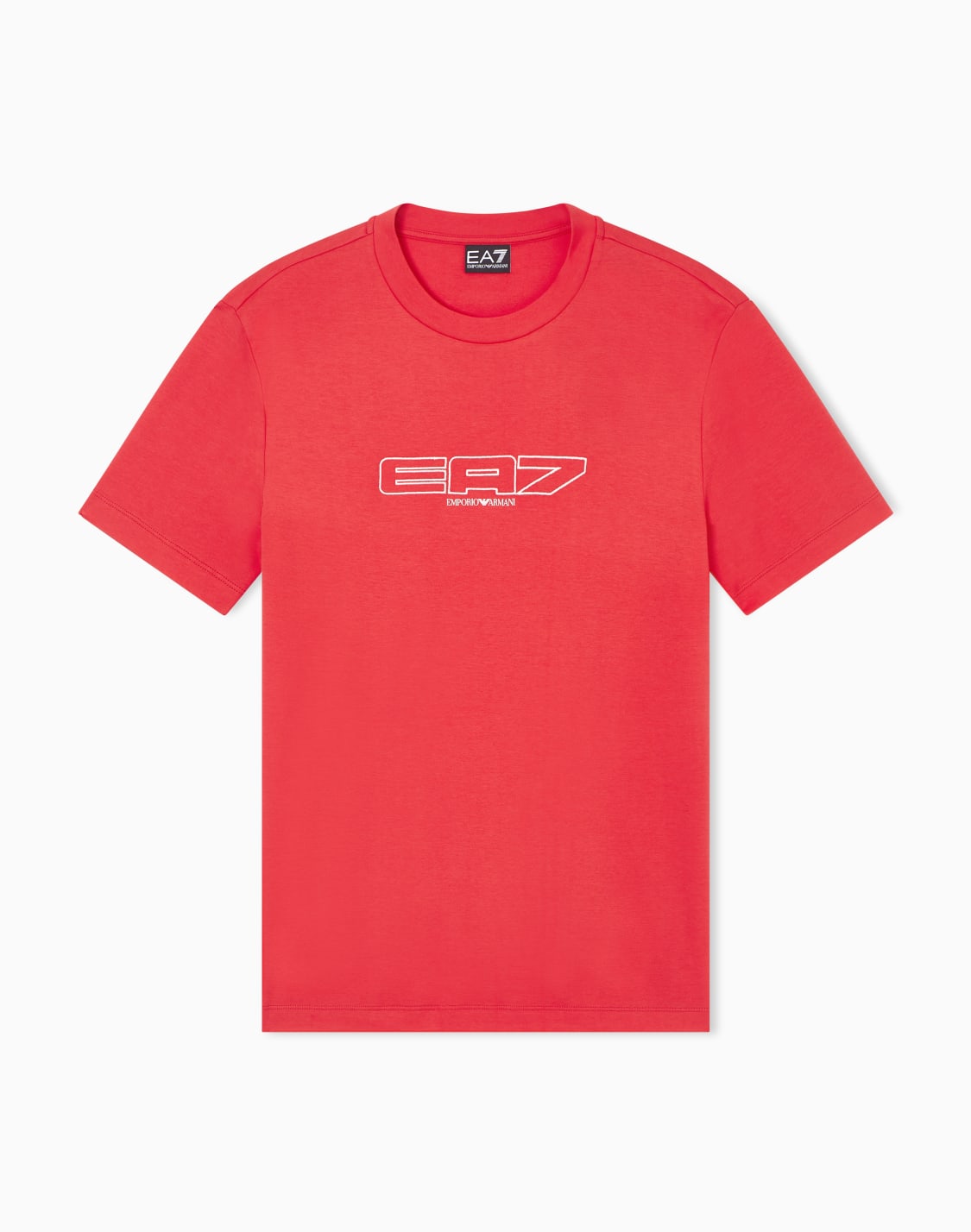 レギュラフィットtシャツ-レッド--ea7