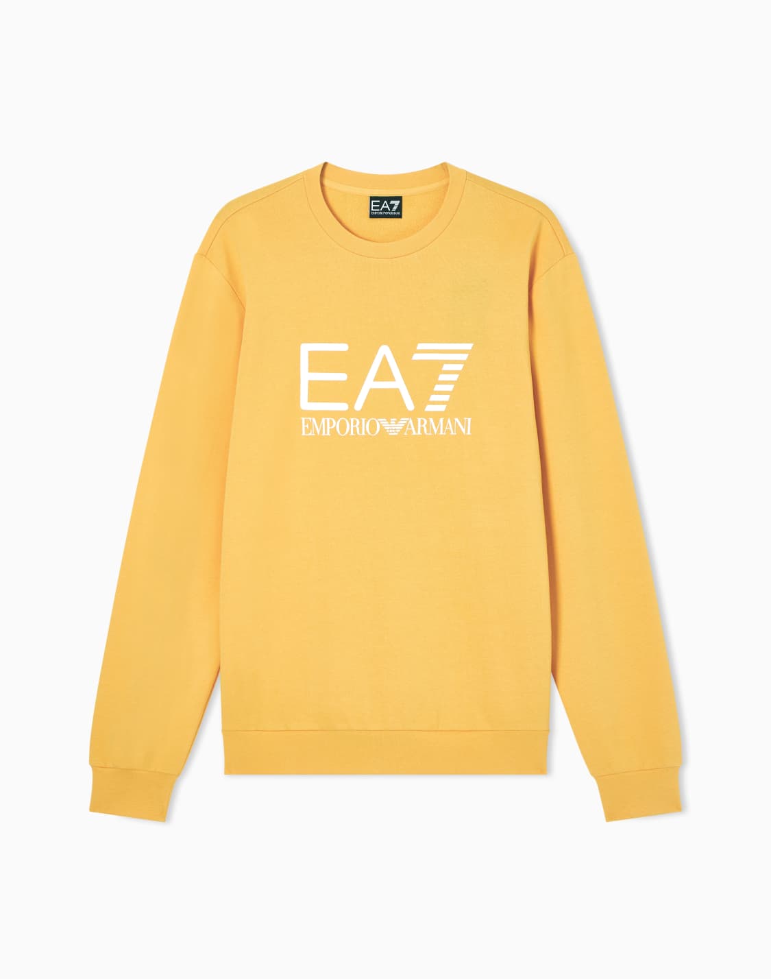 core-identity-cotton-jersey-sweatshirt-yellow--ea7