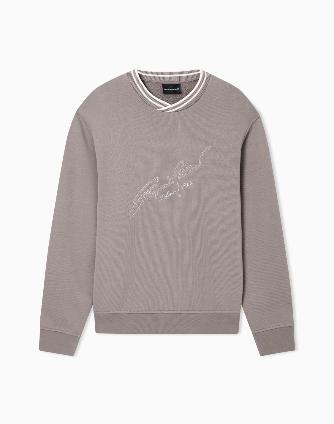 sweatshirts-without-hood-grey--emporio-armani