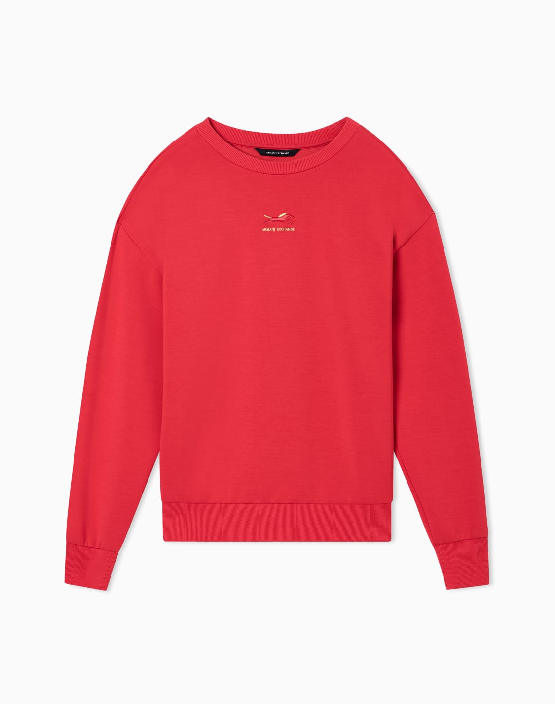 sweatshirt-in-mixed-fabric-rojo--armani-exchange
