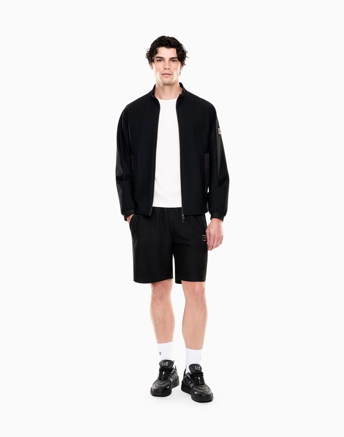 giacca-premium-label-in-nylon-stretch-nero--ea7