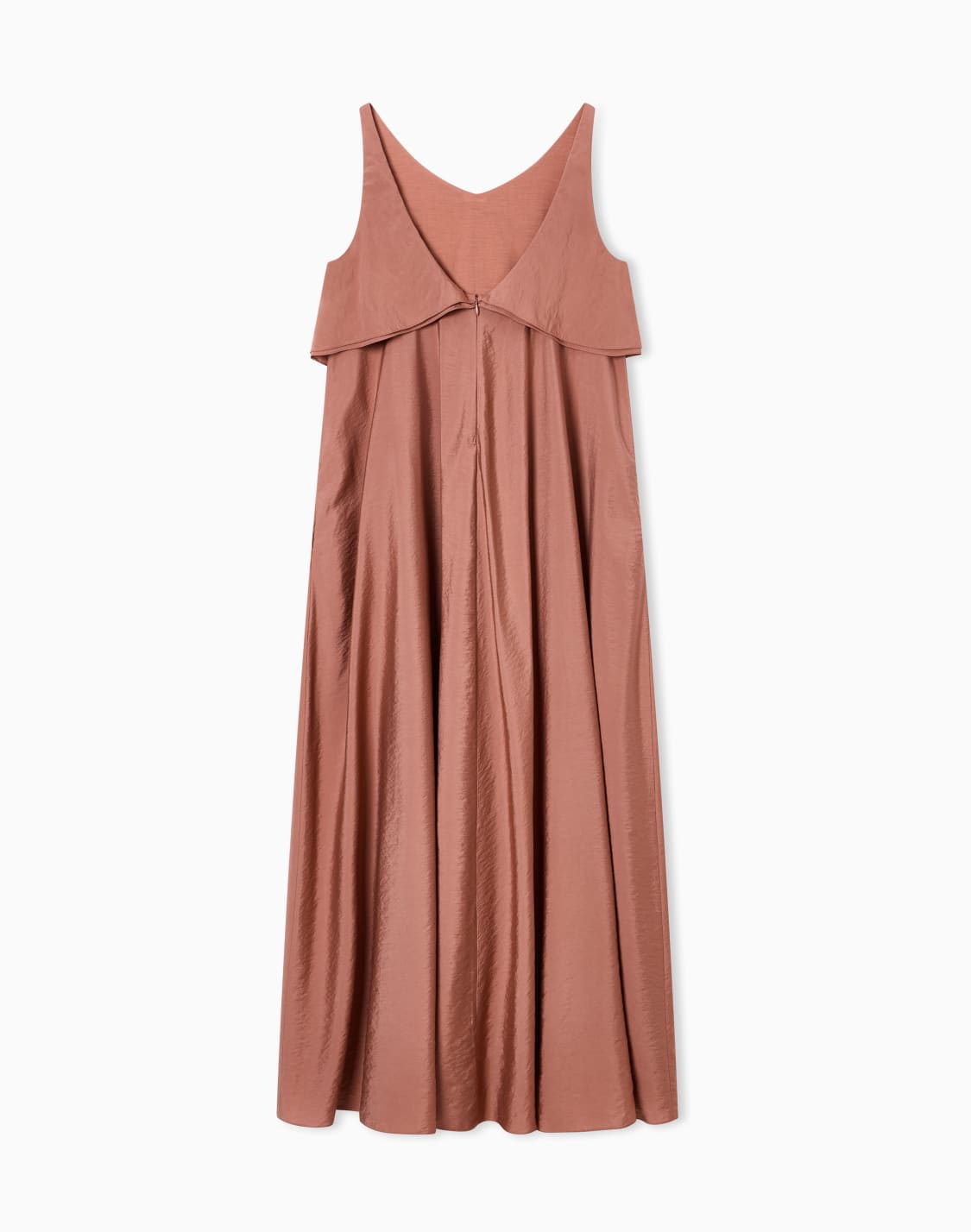 long-dress-in-icon-modal-muslin-핑크--emporio-armani