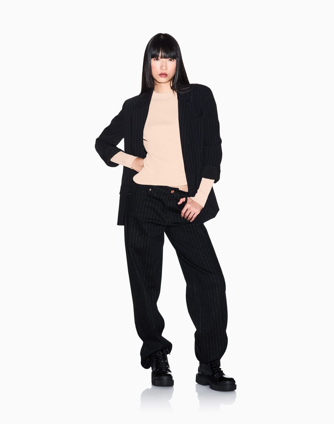 jumpers-in-technical-fabric-beige--armani-exchange