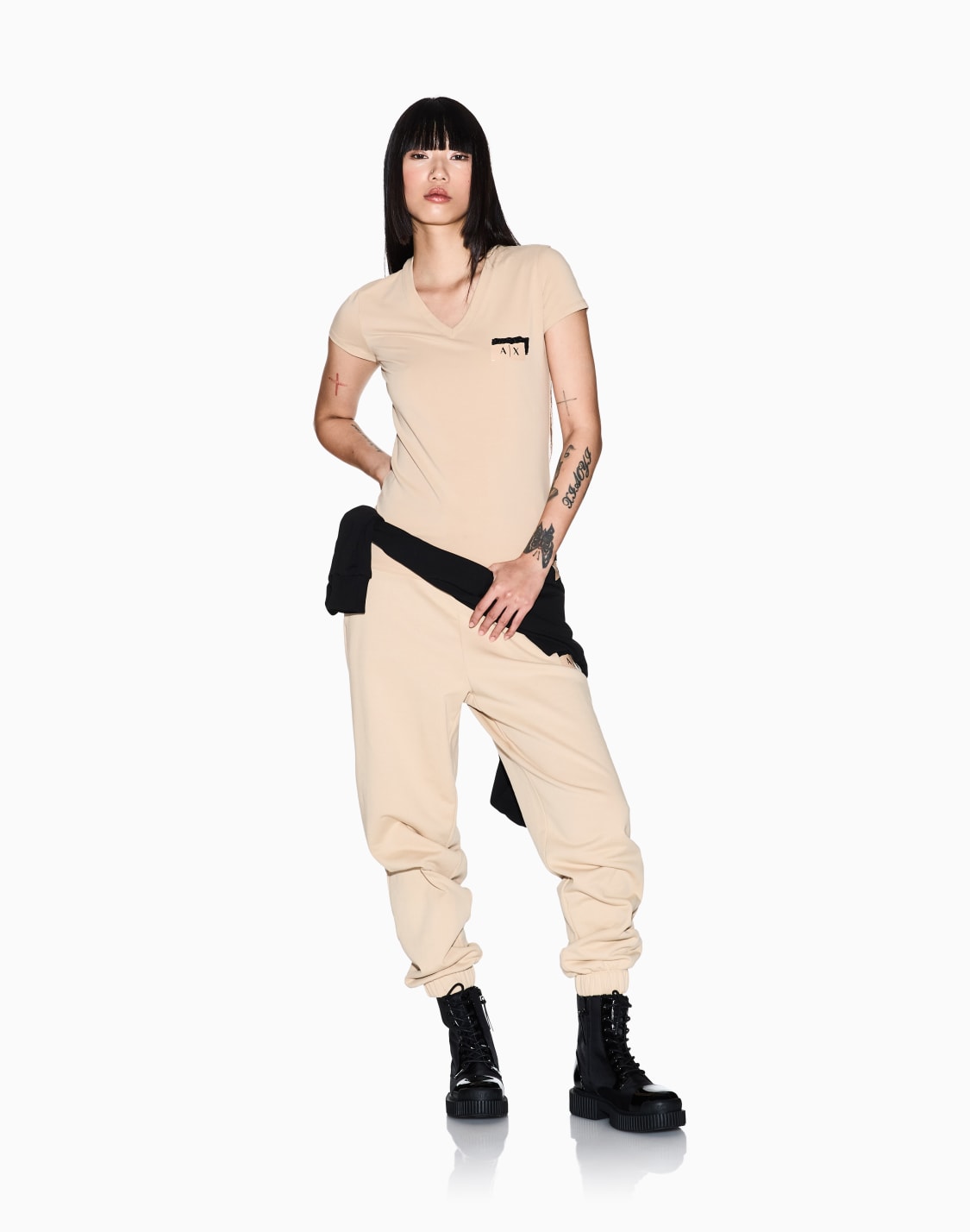 slim-fit-cotton-t-shirt-beige--armani-exchange