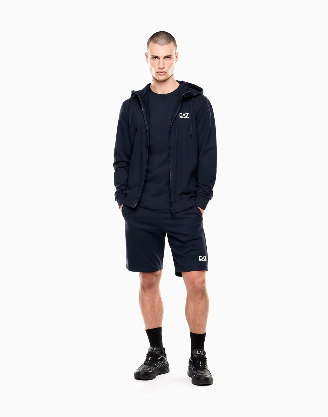 camiseta-core-identity-de-algodn-pima-azul-marino--ea7