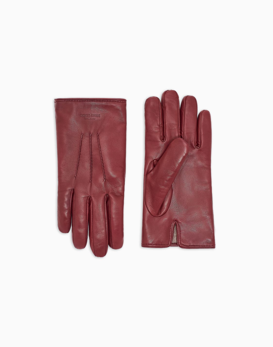 guantes-de-napa-rojo--giorgio-armani