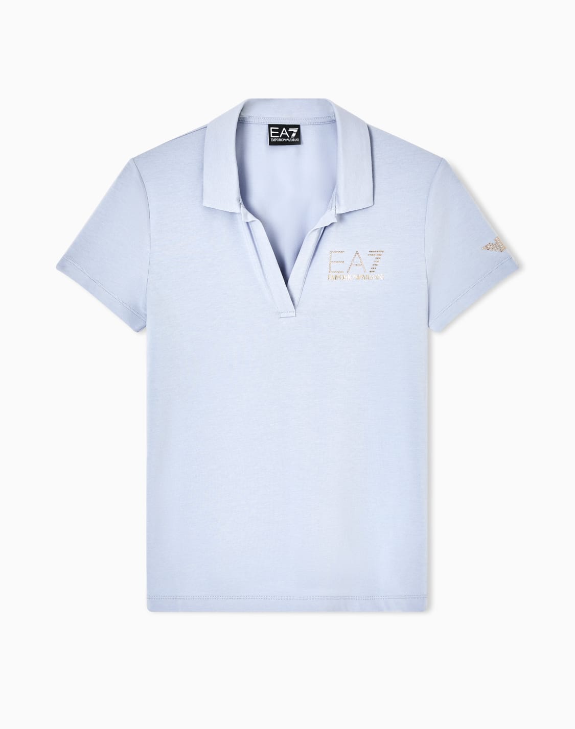 polo-a-maniche-corte-evolution-in-misto-cotone-e-modal-azzurro--ea7