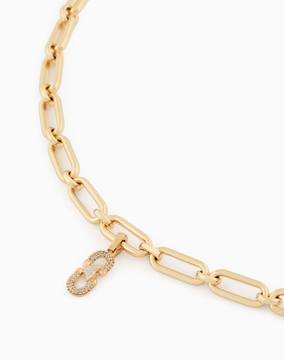 goldfarbener-messing-anhnger-mehrfarbig--emporio-armani