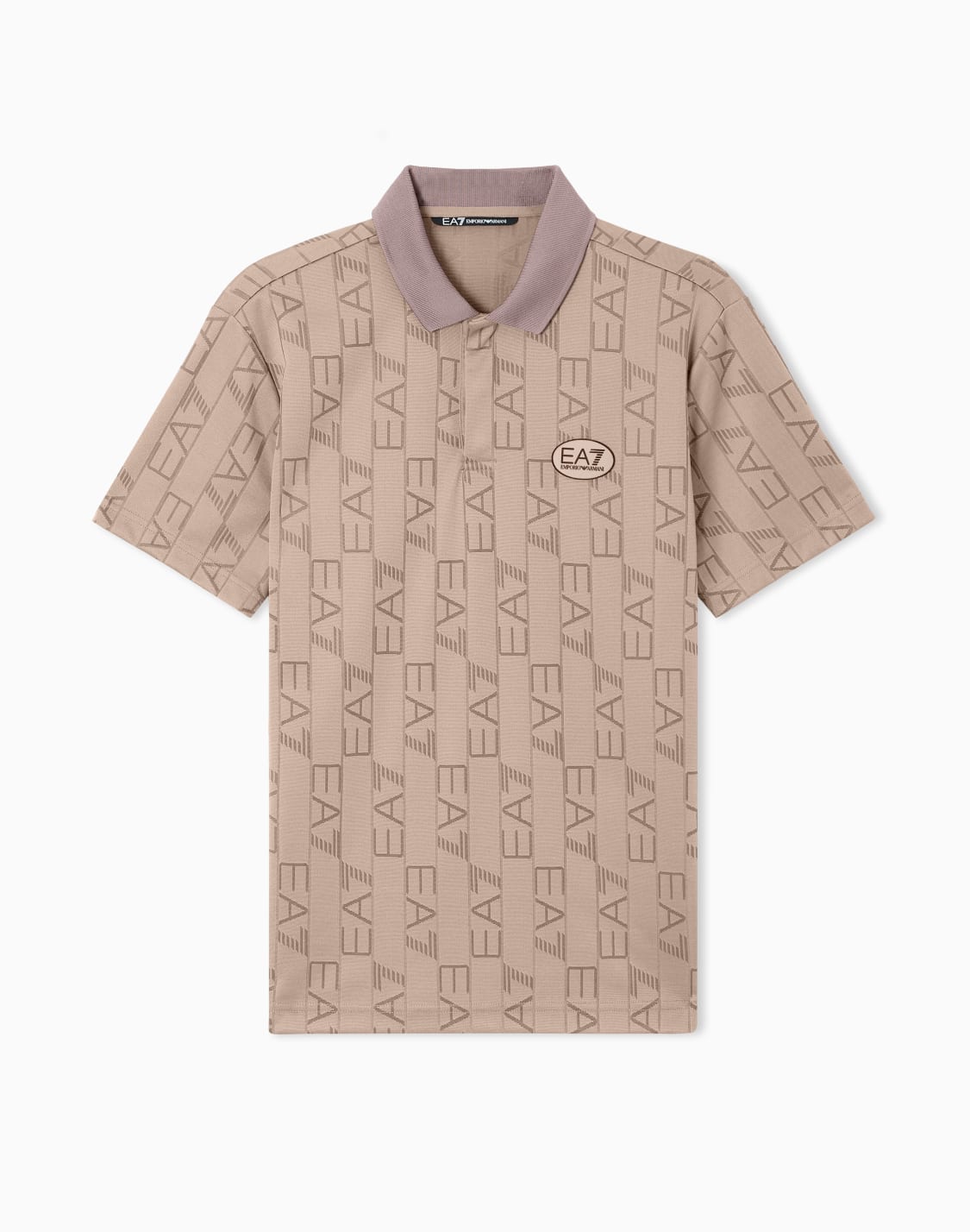 ポロシャツ-ベジュ--ea7