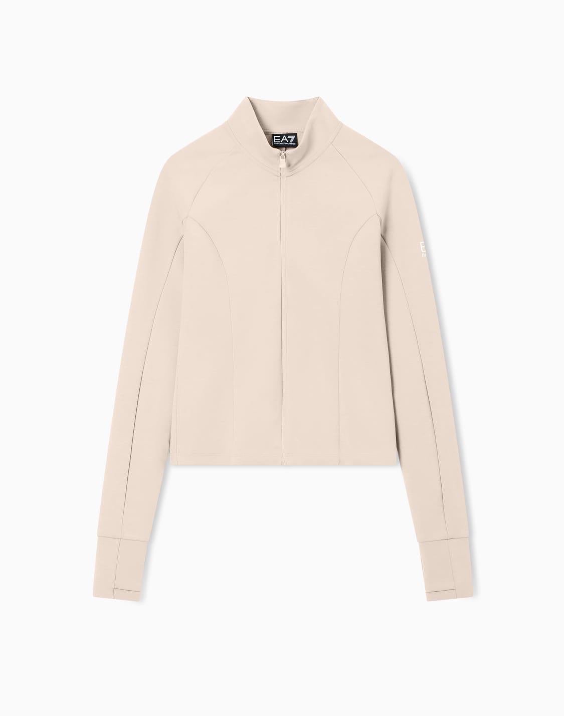 zip-up-sweatshirts-beige--ea7