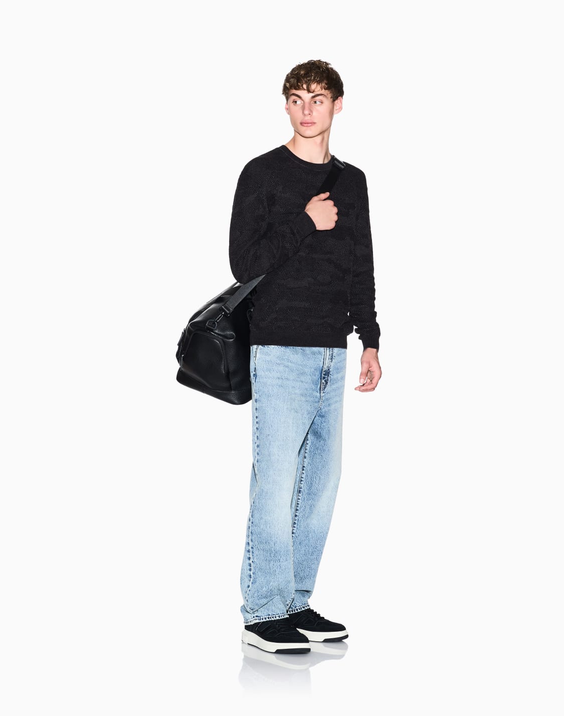 jumpers-black--armani-exchange