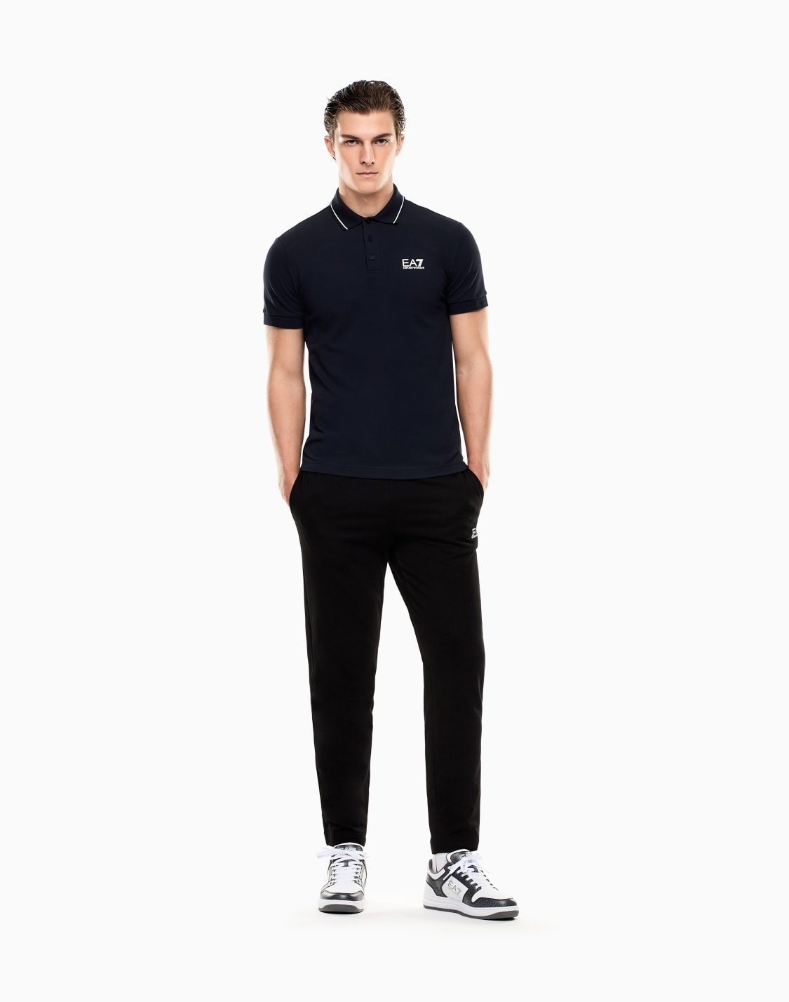 polo-core-identity-de-piqu-de-algodn-elstico-azul--ea7