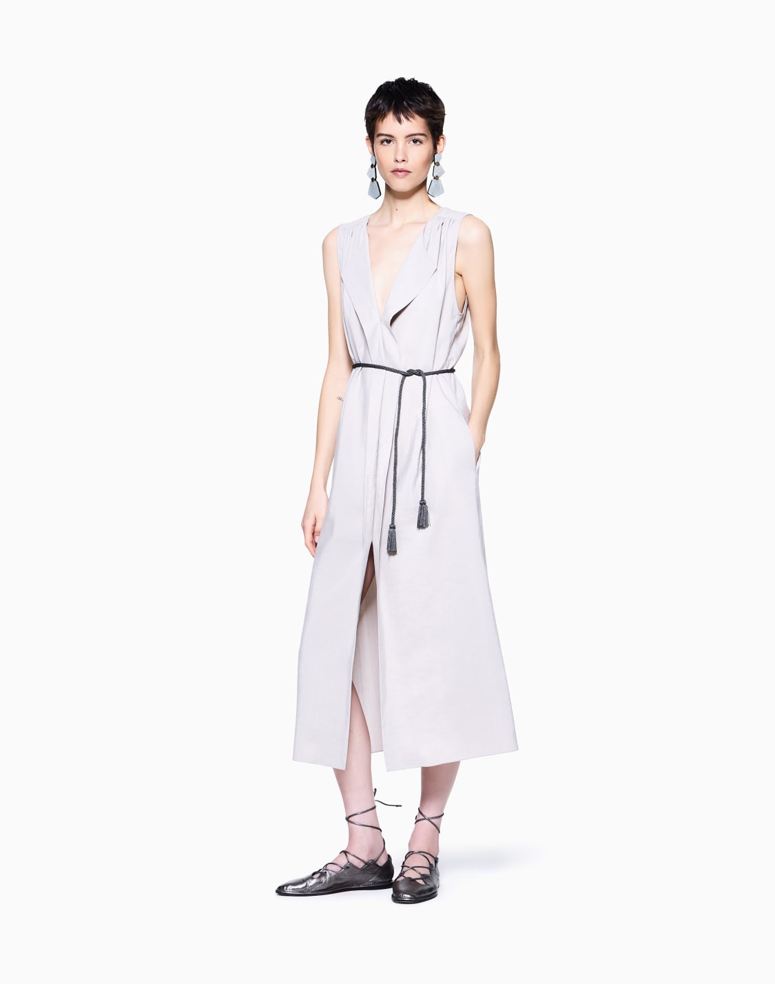 technical-silk-shirt-dress-grey--giorgio-armani