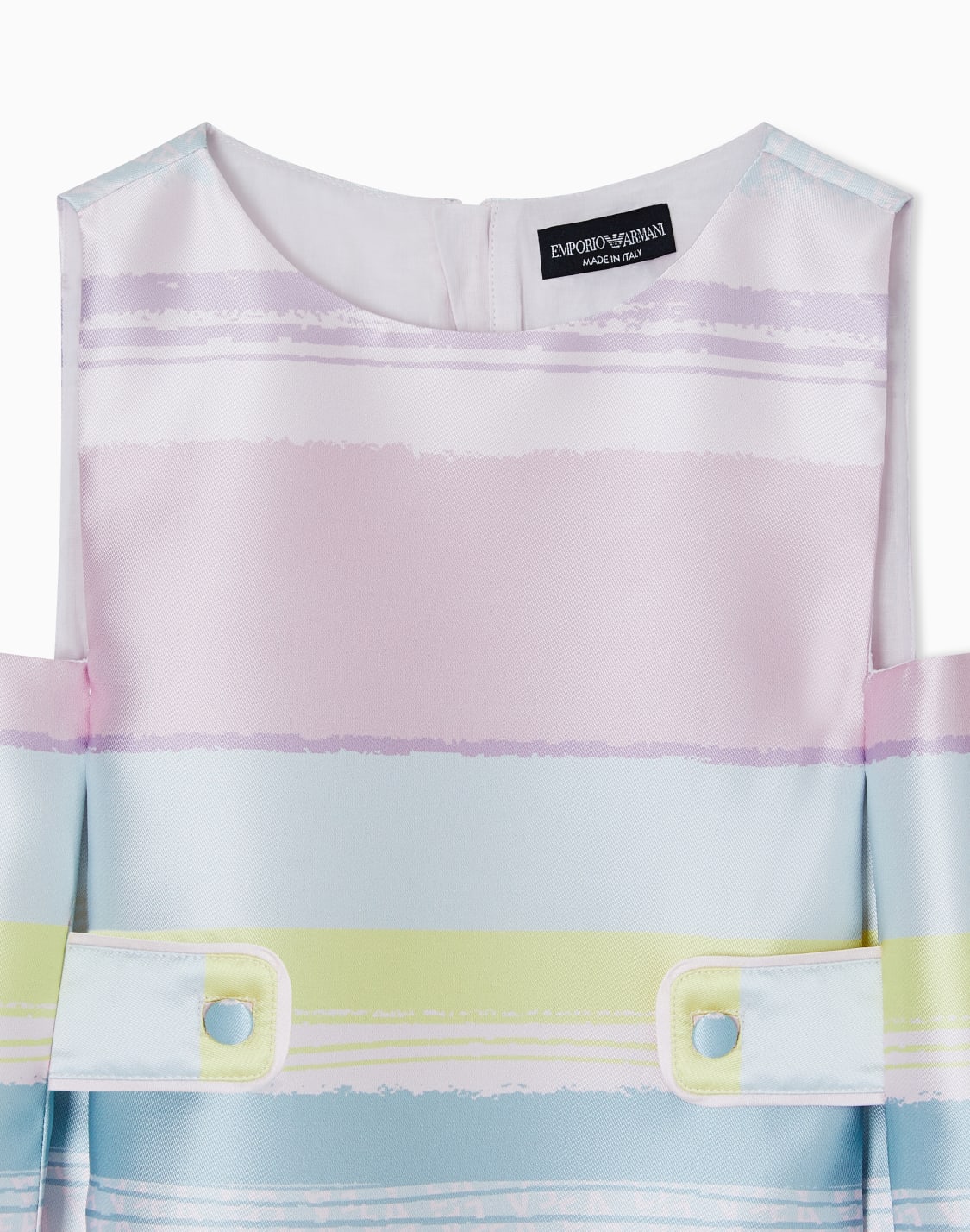 mikado-dress-with-shaded-stripes-pink--emporio-armani