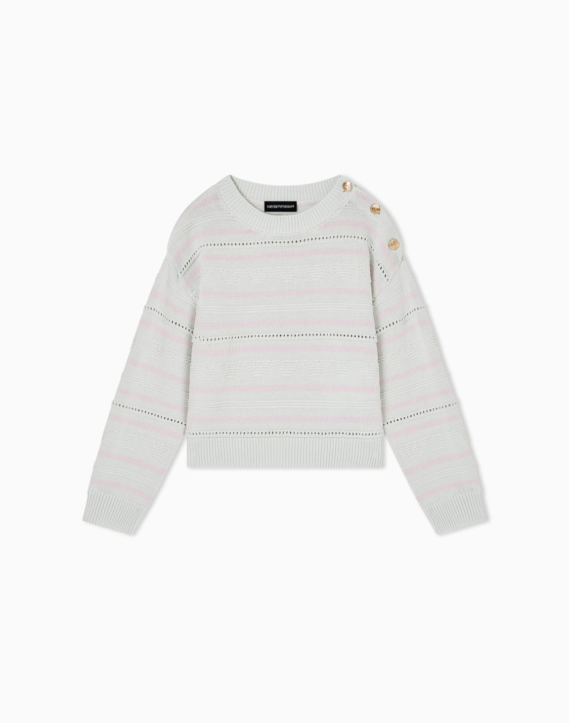 striped-jumper-with-jacquard-eagle-motif-patterned--emporio-armani