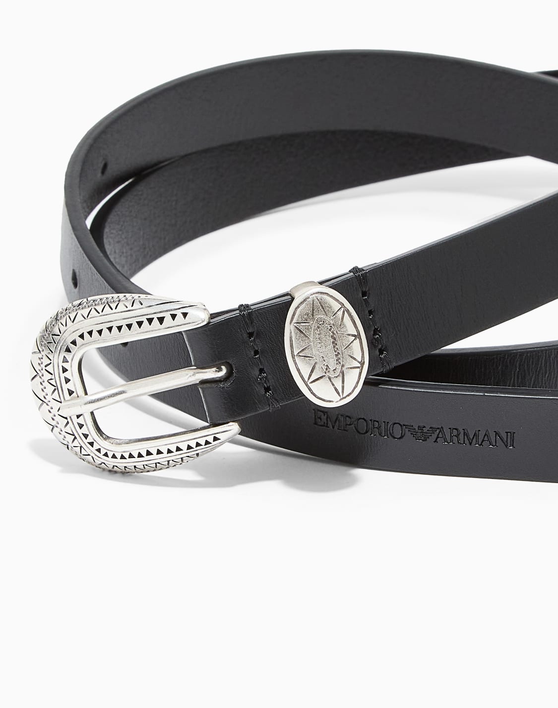 ベルト-ブラック--emporio-armani