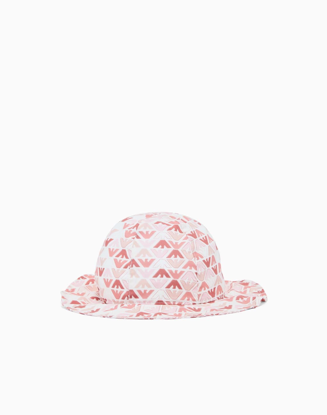 cappello-in-popeline-stampa-all-over-rosa--emporio-armani