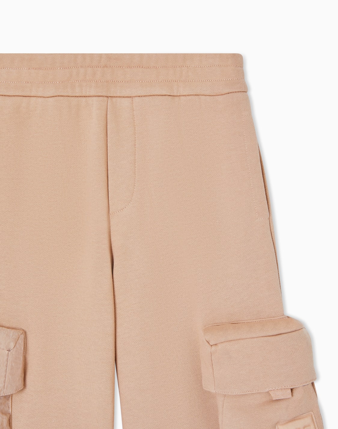 バミュダパンツ-テリジャジ-パッチポケット-ベジュ--emporio-armani