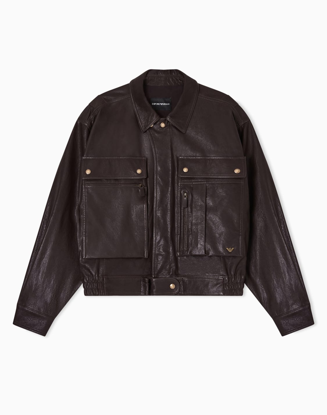 outdoor-bekleidung-aus-leder-braun--emporio-armani