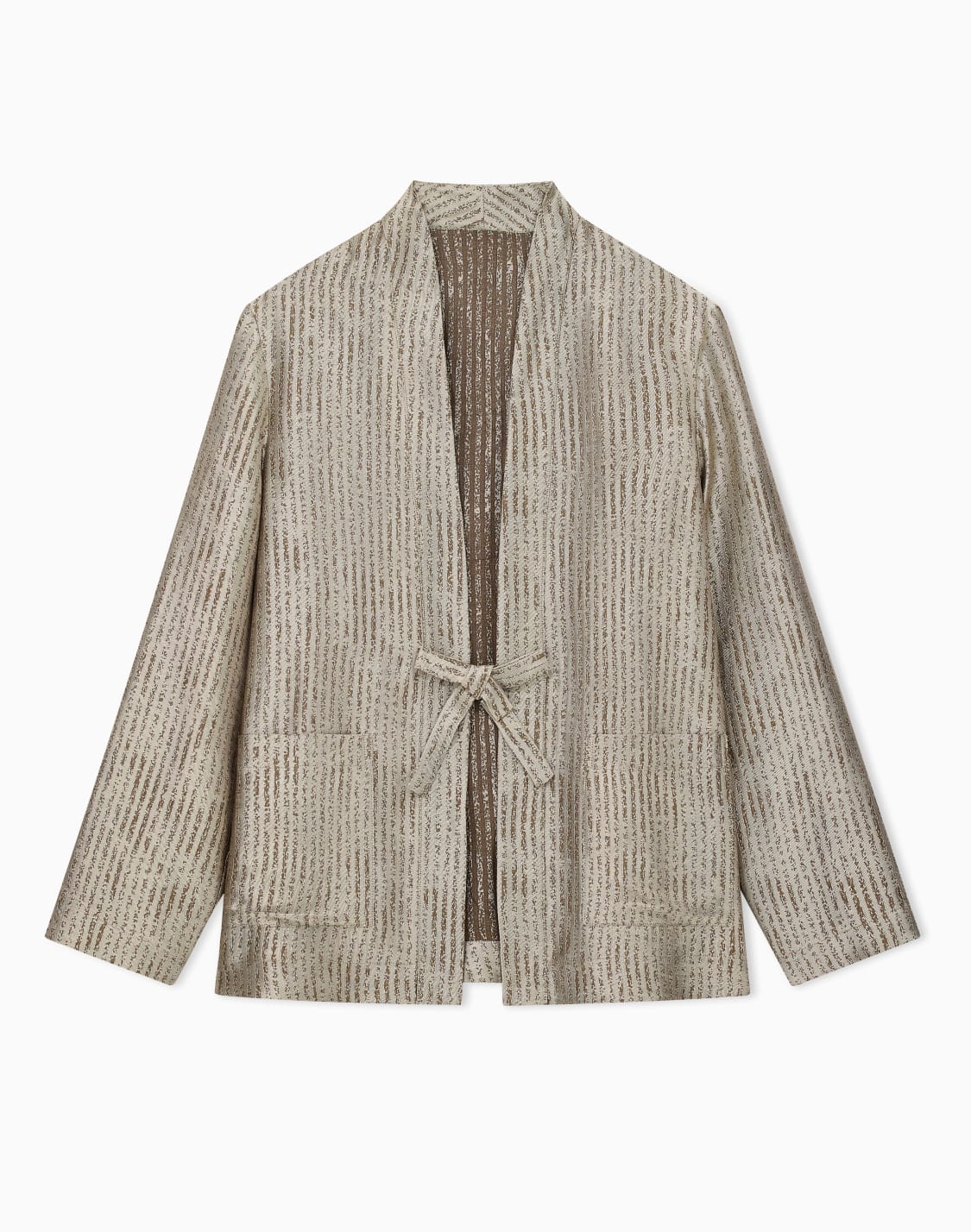 kimono-jacket-in-fluid-jacquard-fabric-beige--emporio-armani