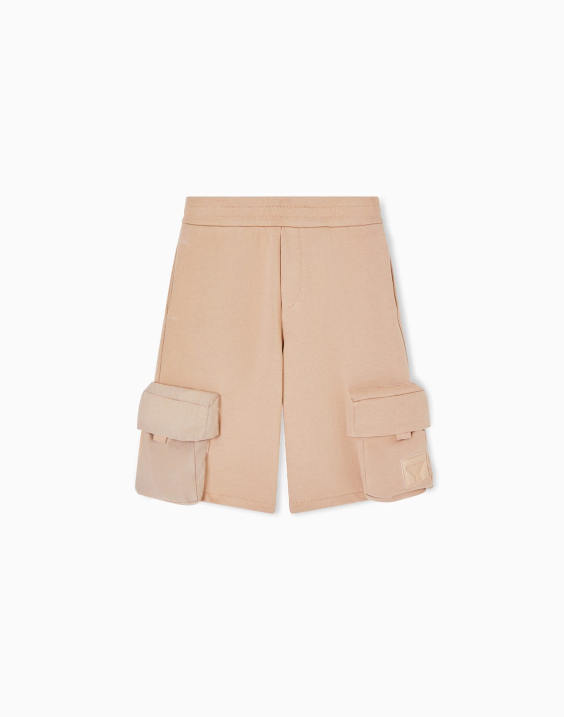 バミュダパンツ-テリジャジ-パッチポケット-ベジュ--emporio-armani