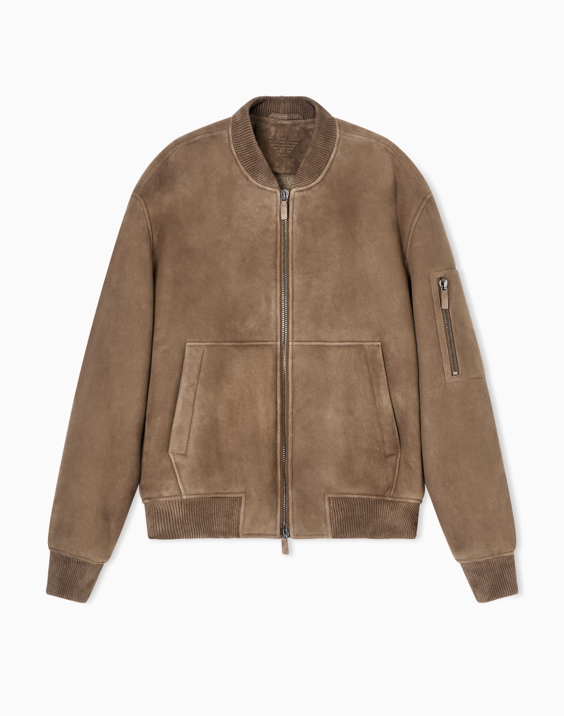 icon-merino-lamb-suede-shearling-blouson-beige--emporio-armani