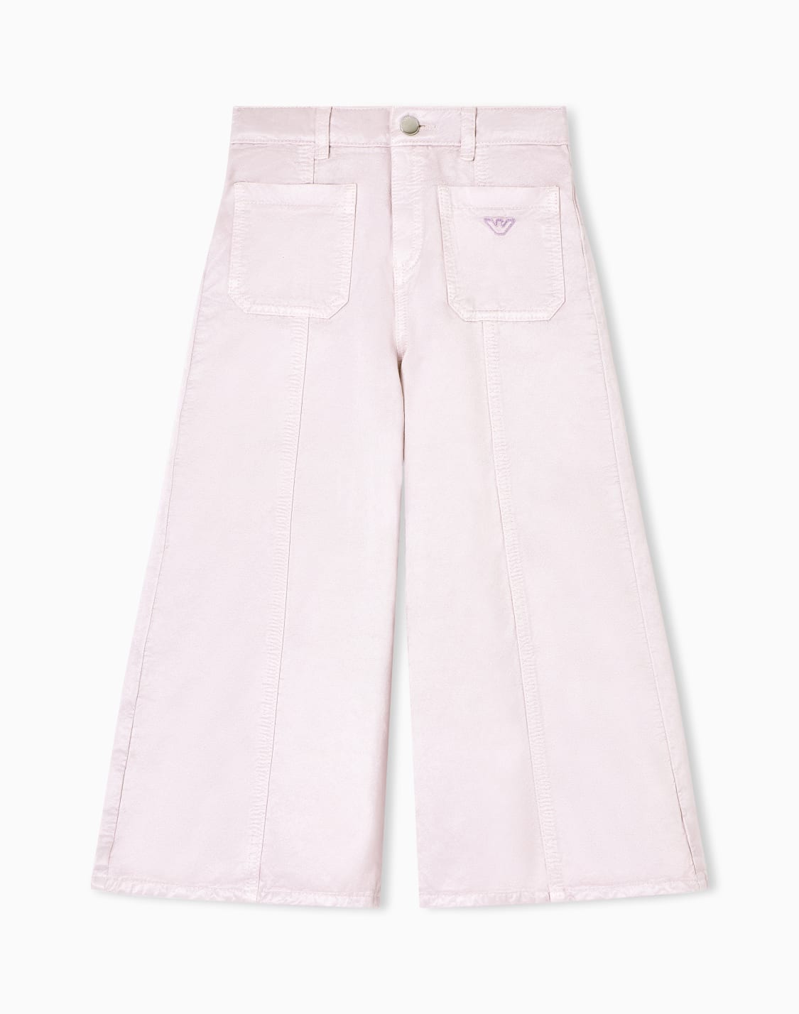 shiny-linen-blend-twill-trousers-morado--emporio-armani