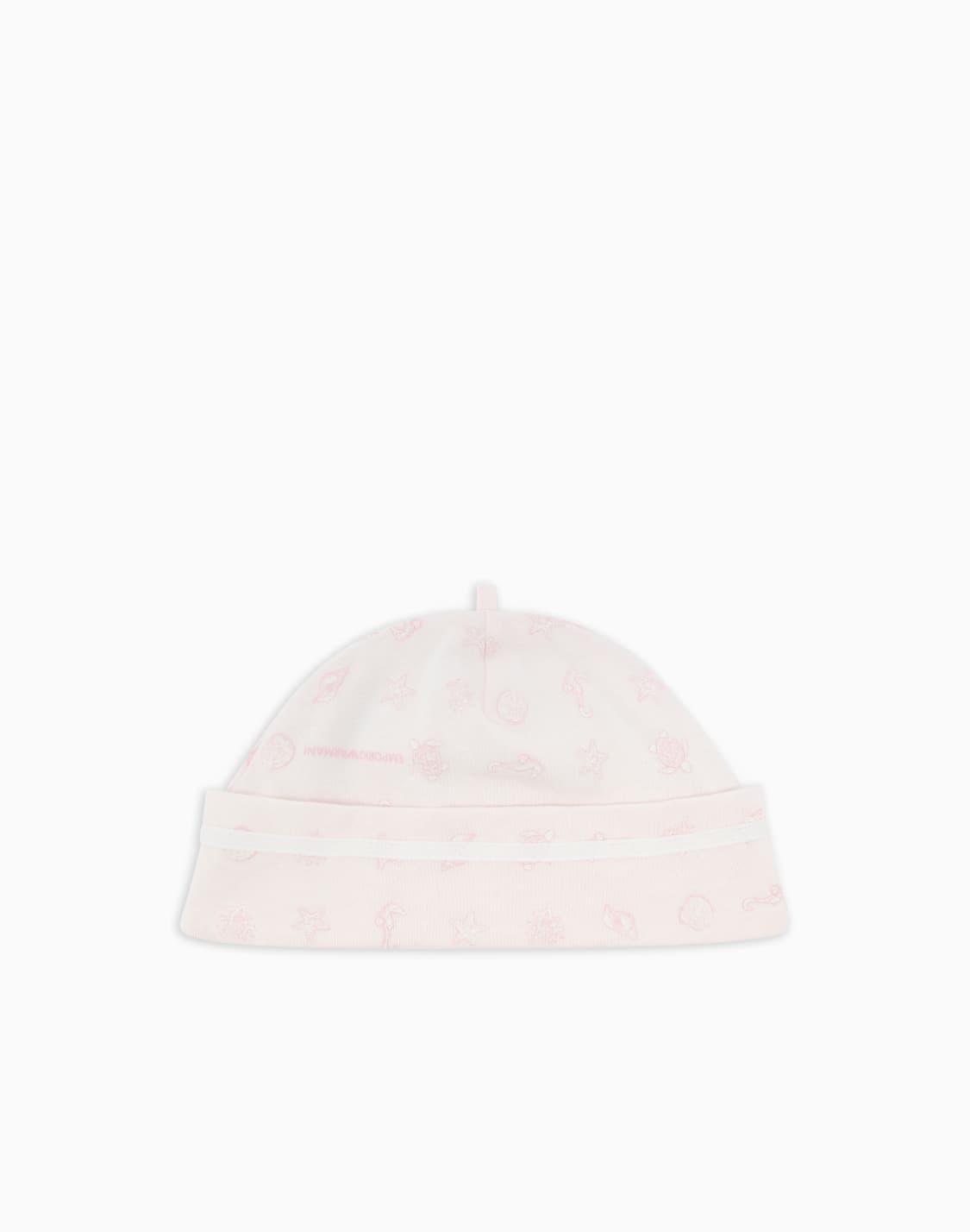 marine-story-jersey-beanie-pink--emporio-armani