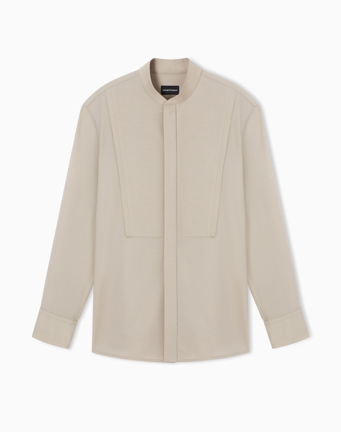 guru-collar-shirt-in-soft-finish-virgin-wool-canvas-beige--emporio-armani