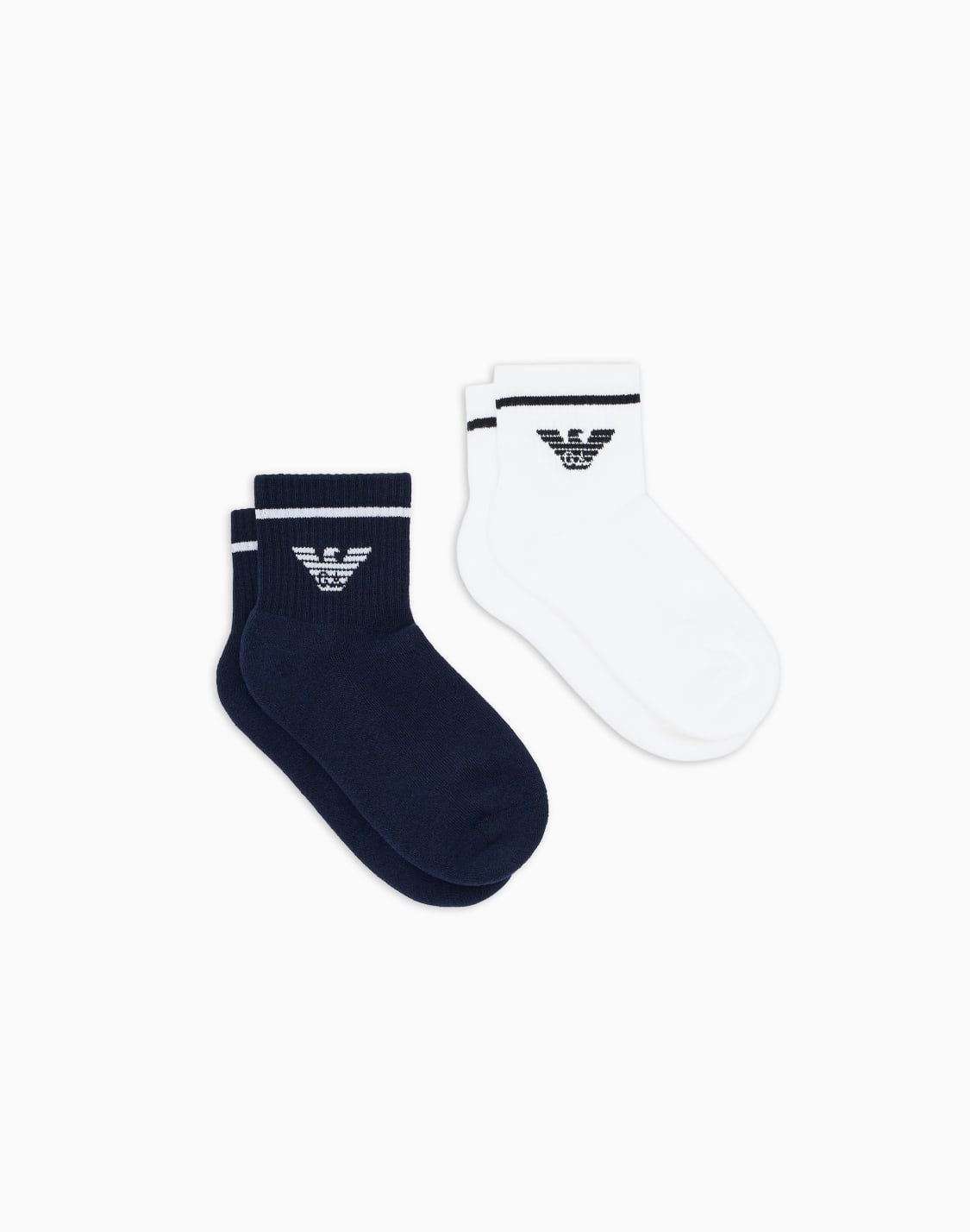 two-pack-of-terrycloth-socks-with-jacquard-eagle-two-tone--emporio-armani