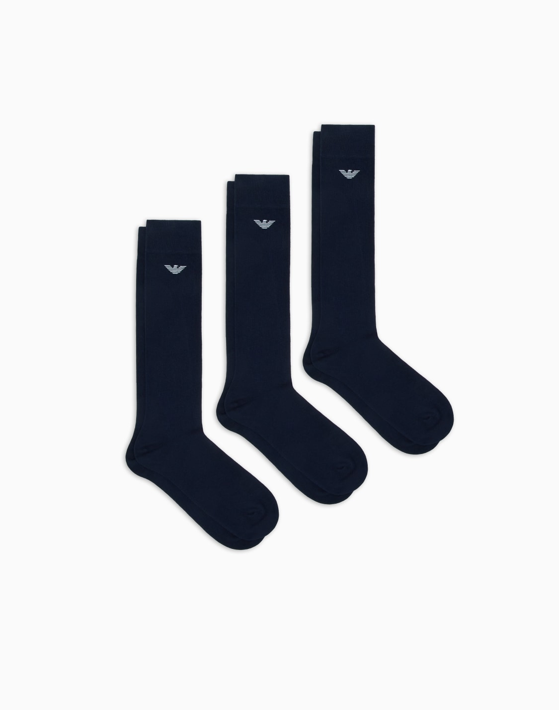 three-pack-of-casual-knee-high-socks-with-eagle-blue--emporio-armani