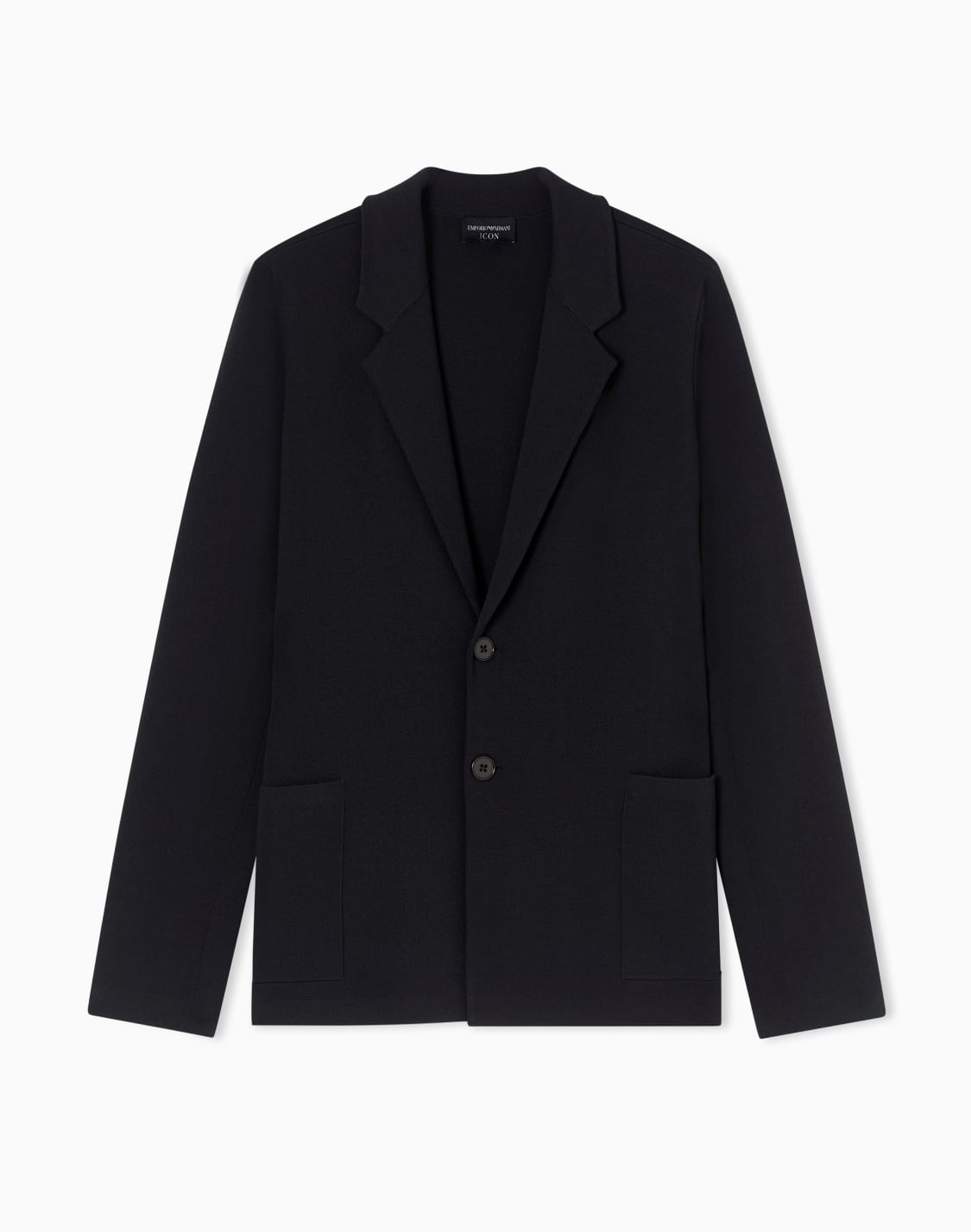 chaqueta-de-abotonadura-sencilla-de-punto-icon-asv-gris--emporio-armani