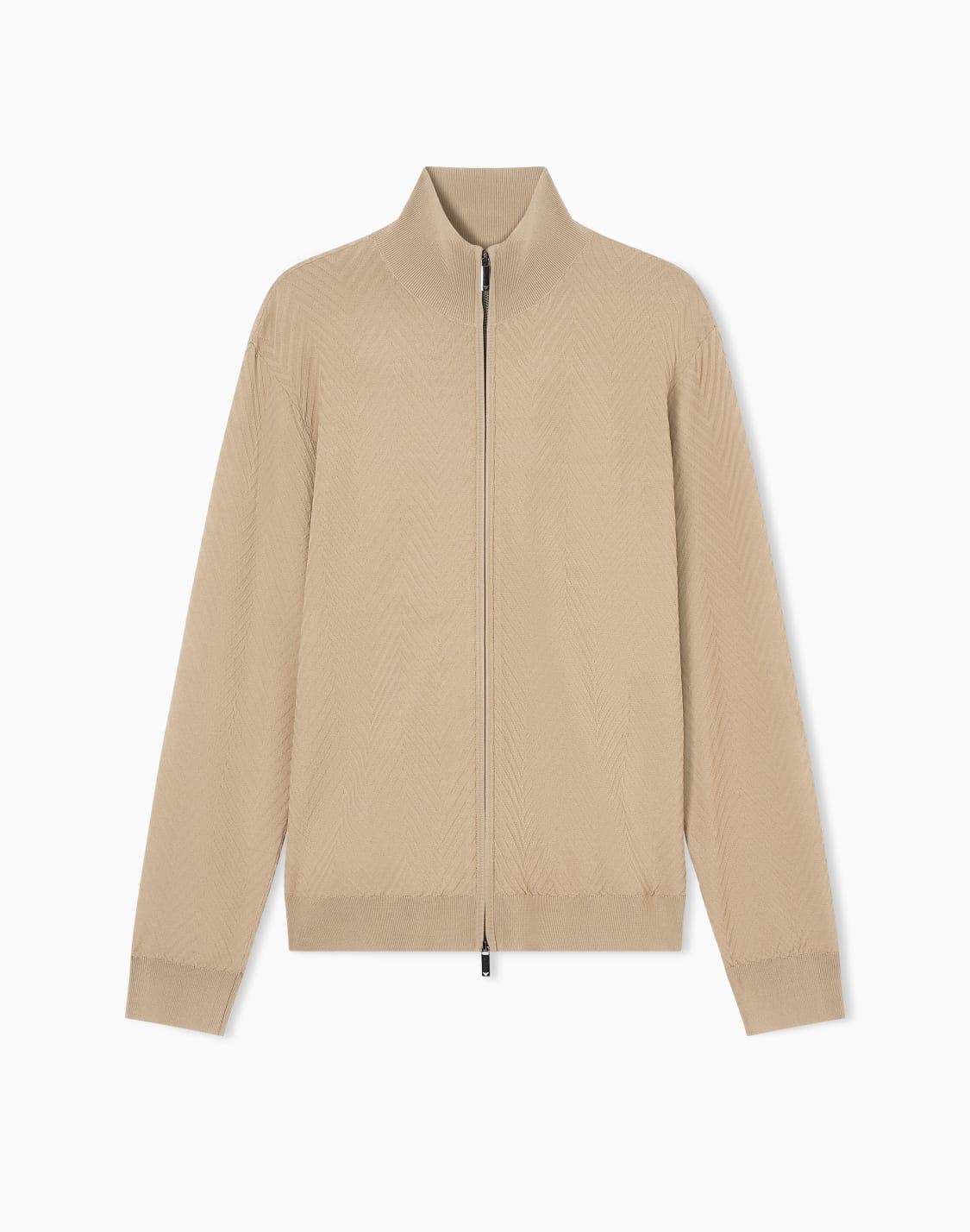 crdigan-de-punto-chevrn-en-mezcla-de-viscosa-con-cremallera-completa-icon-asv-beige--emporio-armani