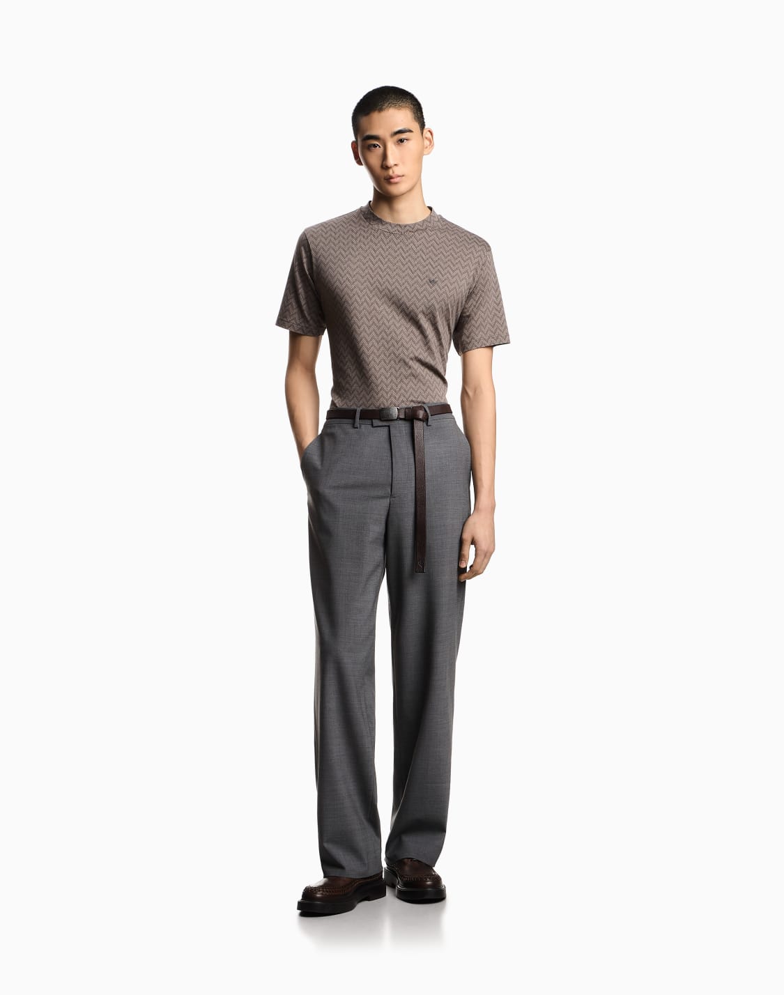 regular-fit-t-shirts-brown--emporio-armani