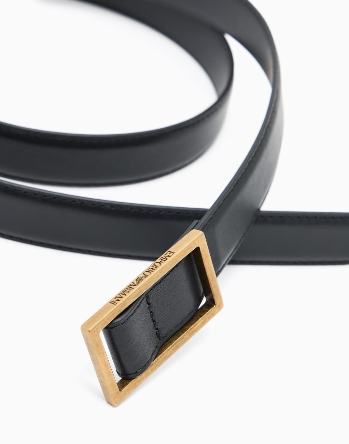 ベルト-レザ-プレト-ブラック--emporio-armani