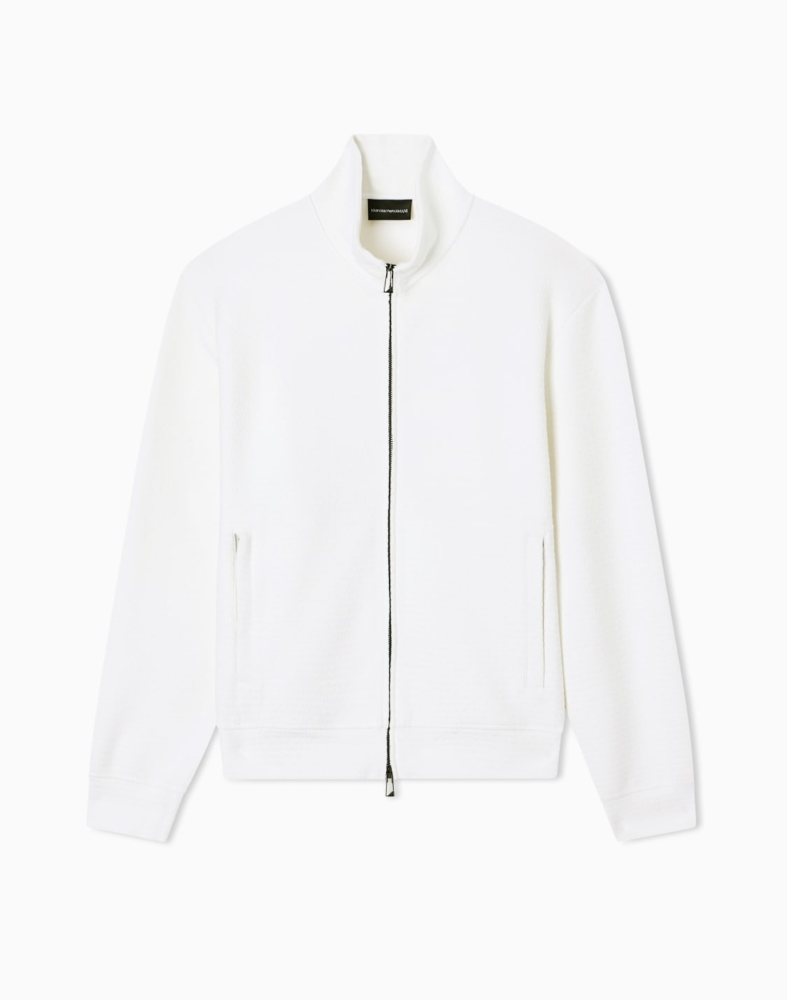 full-zip-sweatshirt-in-a-lyocell-blend-interlock-jersey-with-jacquard-lettering-white--emporio-armani