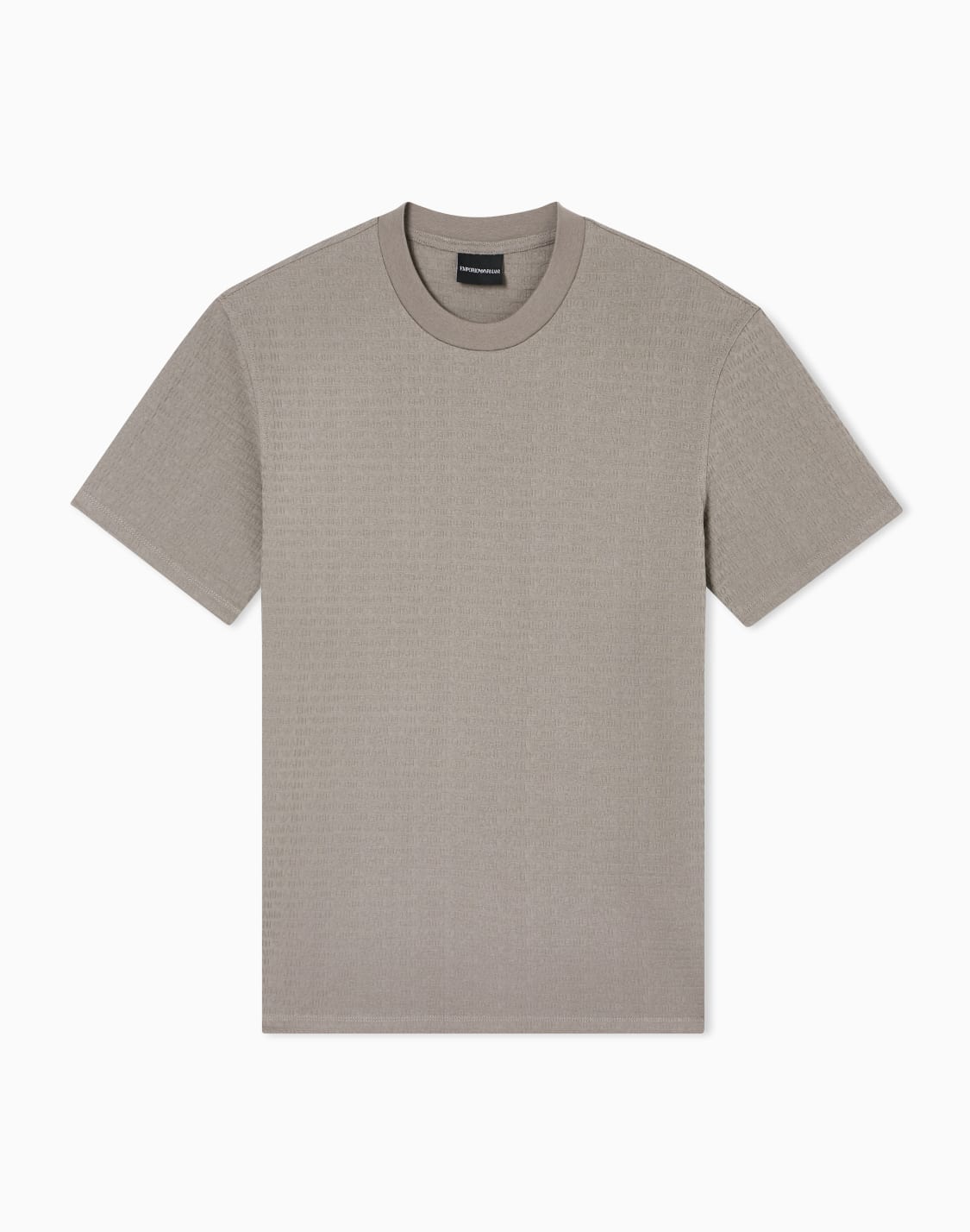 jersey-t-shirt-with-all-over-jacquard-lettering-grey--emporio-armani