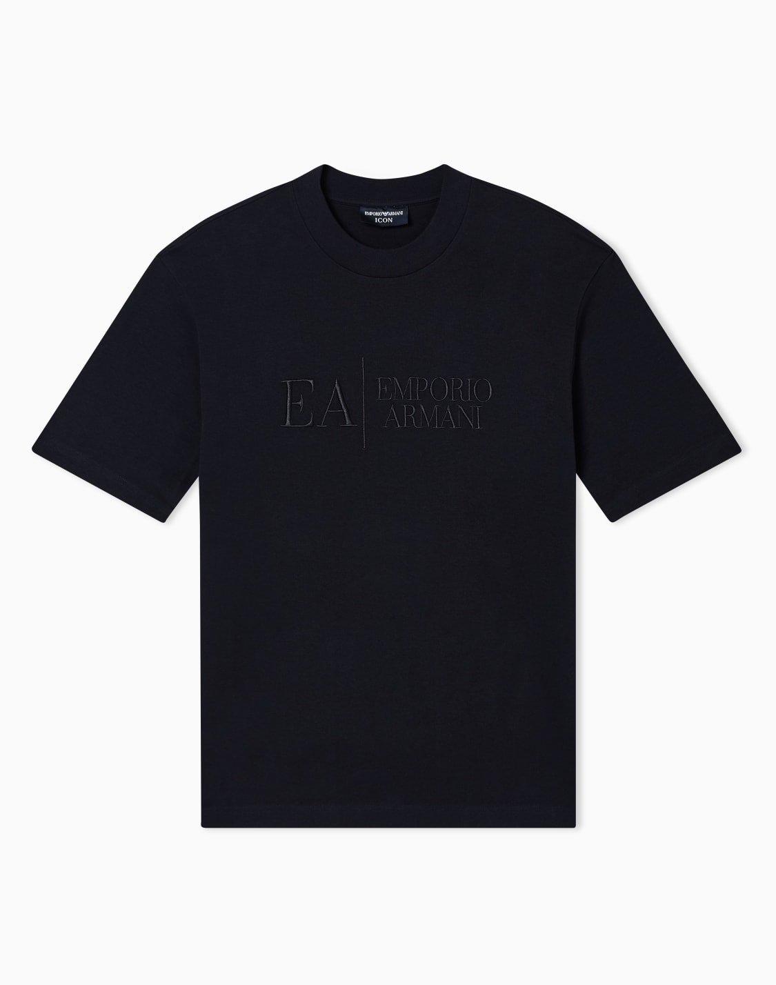 リラックスフィットtシャツ-グレ--emporio-armani