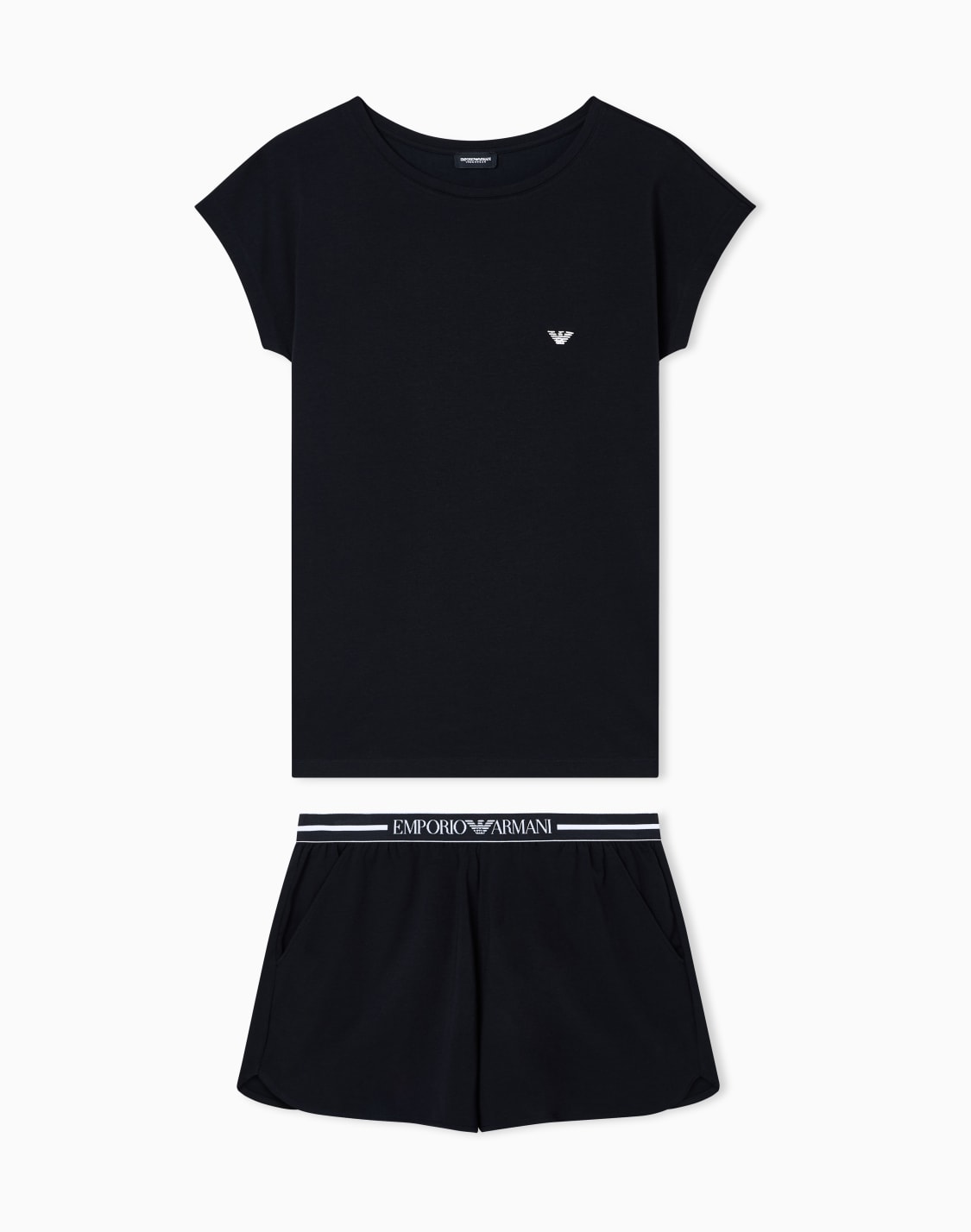 パジャマ-ブラック--emporio-armani